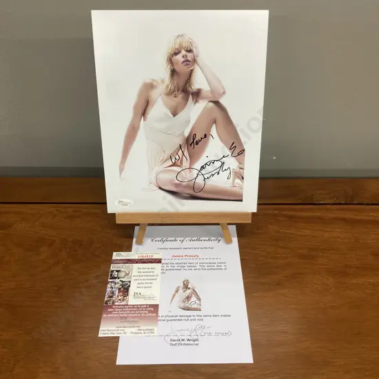 Jaime Pressly Autograph Signed 25 x 20cm Photo With Authentication JSA H04532